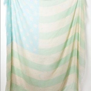 Festive American Flag Scarf - by Free People